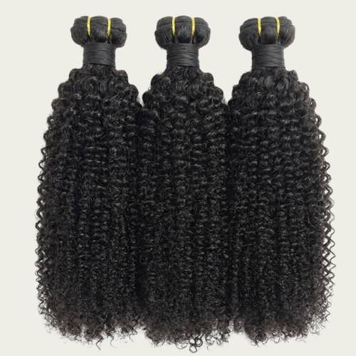 100% Human Hair 4B Curly Bundles