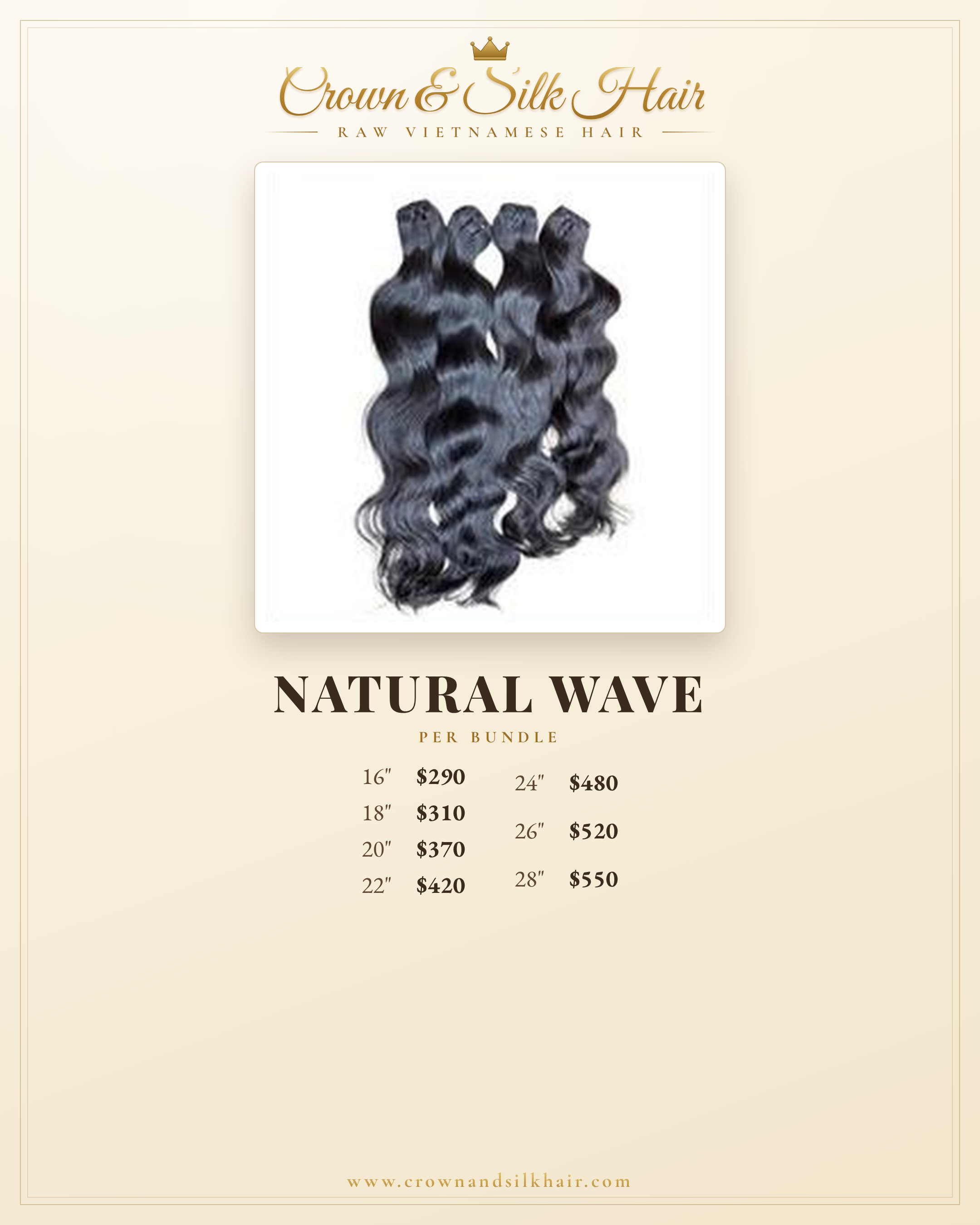 Raw Vietnamese Natural Wave Bundle